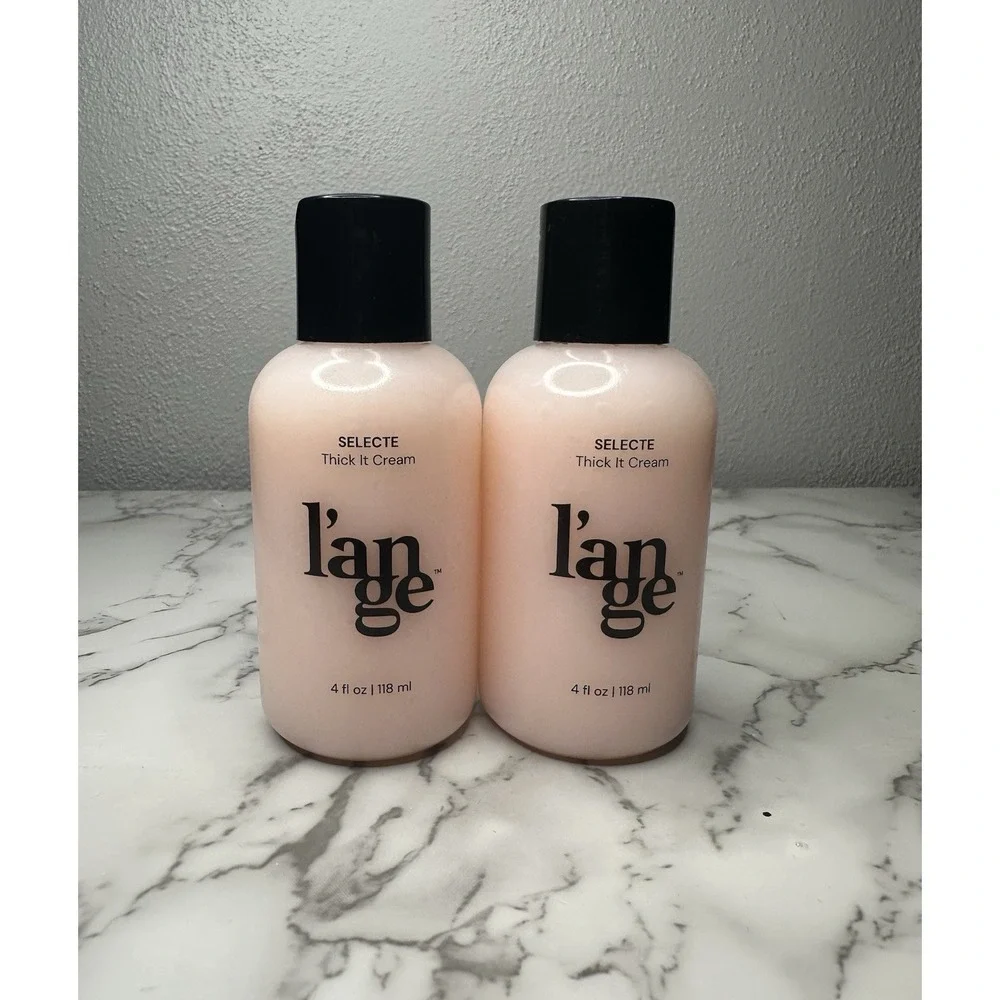 LANGE HAIR Selecte Thick It‎ Cream Lightweight Styling Cream 4oz  Lot Of 2